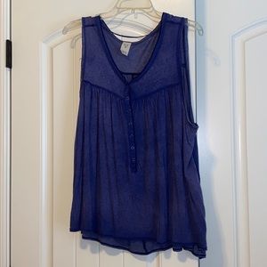 Free People blue swing tank